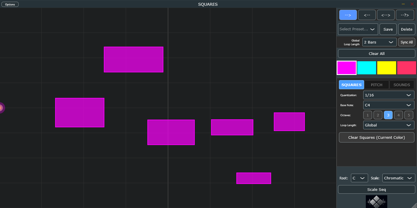 Square Machine - Visual MIDI sequencer